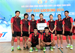 Liên đoàn Lao động tỉnh Bình Thuận tham gia giải Cầu lông công nhân, viên chức, lao động toàn quốc